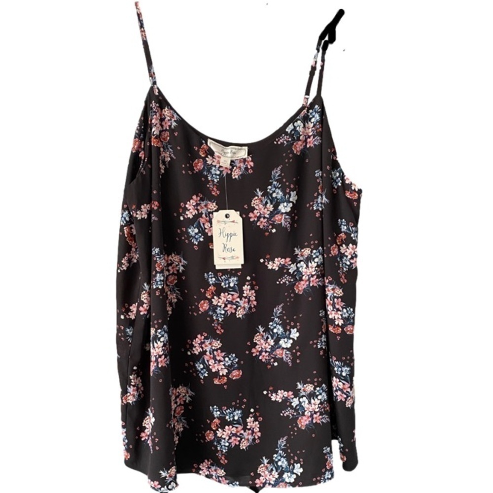 NWOT Floral Spaghetti Strap Top